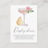 花びら&プロセッコ – ディスプレイシャワー エンクロージャーカード (正面)