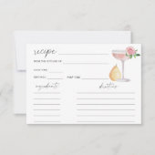 花びら&プロセッコ – レシピカード (正面)