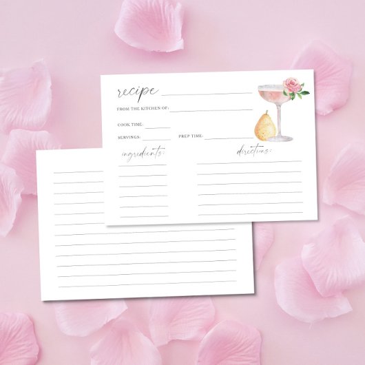 花びら&プロセッコ – レシピカード