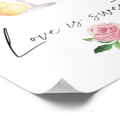 花びら&プロセッコ – 愛は甘い取り扱い ポスター (角)