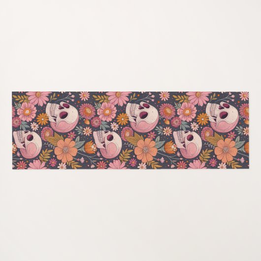 花びら&ボーン ヨガマット (裏面(横))