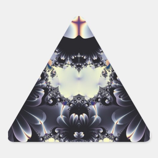 花びら 三角形シール (正面)