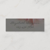 花びら～名刺 スキニー名刺 (裏面)