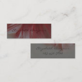 花びら～名刺 スキニー名刺 (正面/裏面)