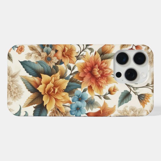 花びら&詩Aフローラ iPhoneケース (裏面横)