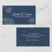 花びら（青） 名刺 (正面/裏面)