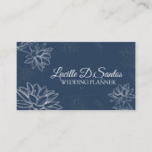 花びら（青） 名刺 (正面)