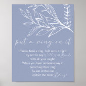 花びらItゲームにリングや輪を置く ポスター (正面)