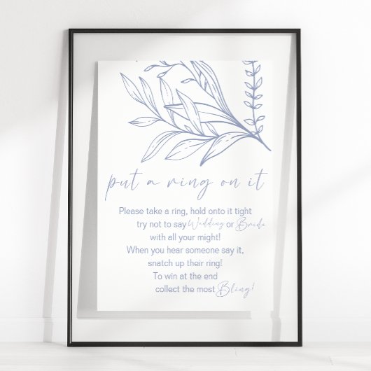 花びらItゲームにリングや輪を置く ポスター