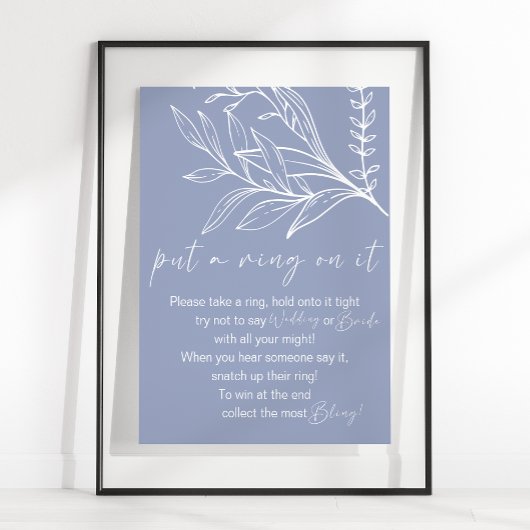 花びらItゲームにリングや輪を置く ポスター