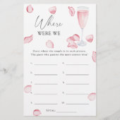 花びらprosecco – 私たちはブライダルシャワーゲーム (正面)