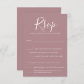 花への崇拝 出欠カード (正面/裏面)