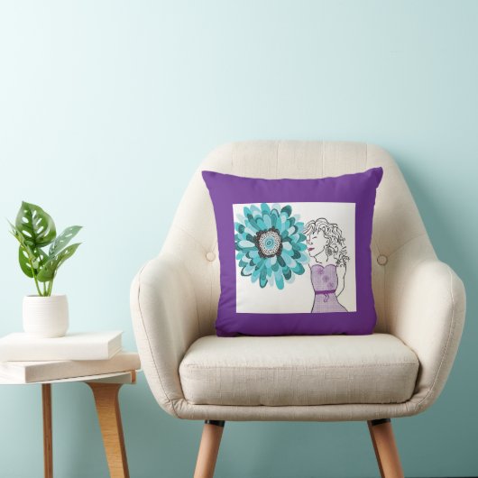 花への愛 クッション (椅子)