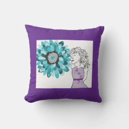 花への愛 クッション