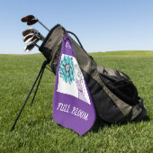 花への愛 ゴルフタオル (グリーン)