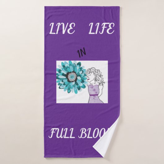 花への愛 バスタオル (バスタオル)