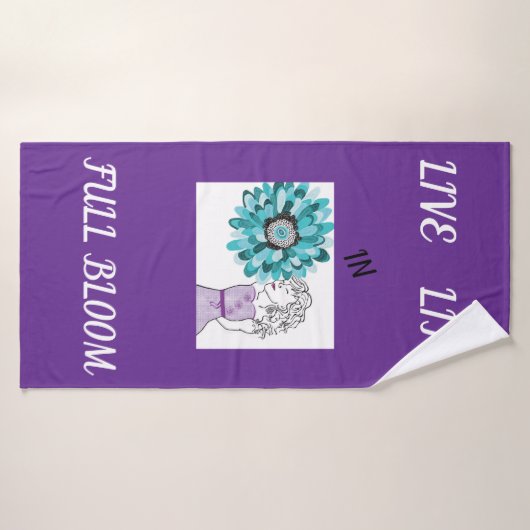 花への愛 バスタオル (バスタオル)