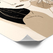 花ぼほ付きニュートラルカラーウーマン ポスター (角)