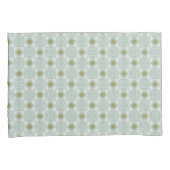 花または目 – ニュートラルグリーン 枕カバー (正面右)