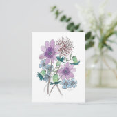 花も！ ポストカード (スタンド正面)