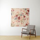 花やのシームレ葉スパターンフローラ タペストリー (インサイチュ(横))