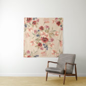 花やのシームレ葉スパターンフローラ タペストリー (インサイチュ)