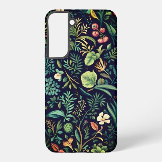 花やの自然な葉形 SAMSUNG GALAXYケース (裏面)
