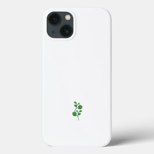 花やスケッチのある枝の離れ Case-Mate iPhoneケース (裏面)