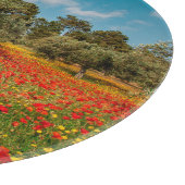 花や木の畑 カッティングボード (角)