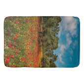 花や木の畑 バスマット (正面)