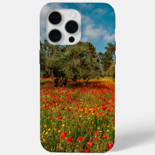 花や木の畑 iPhone 15 PRO MAXケース