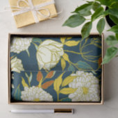 花や葉花柄の包装紙 薄葉紙 (ギフト)