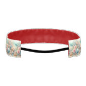 花や貝類の水彩をパステル色で表現 アスレチックヘッドバンド (裏面)