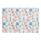 花よくはしゃぐ柄枕ケース 枕カバー (正面)