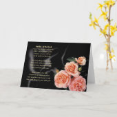 花よめの母 – ピンクの花 カード (黄色い花)