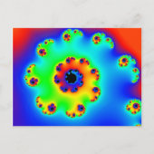 花らせん1 ポストカード (正面)