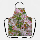 花りんご木の繊細な枝 エプロン (正面)