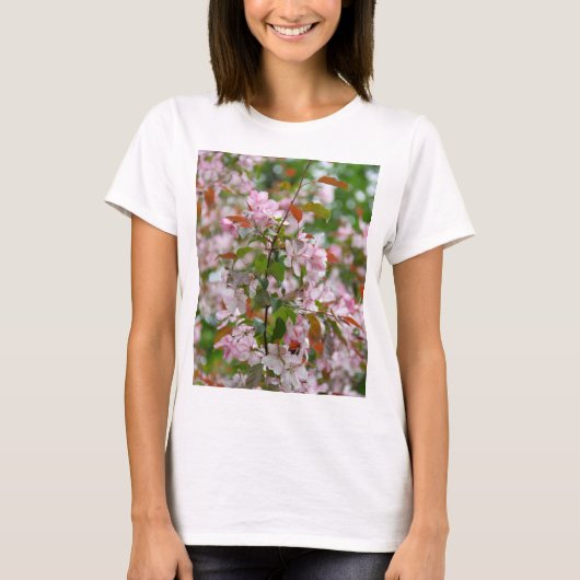 花りんご木の繊細な枝 Tシャツ (正面)