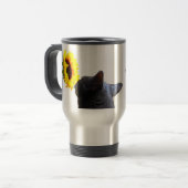 花をかぐために時間を計って下さい トラベルマグ (正面左)