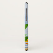 花をパーソナライズエレガント海の水の上にドリフト Case-Mate iPhoneケース (裏面/左)