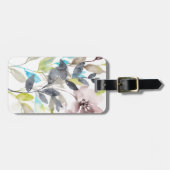 花をミックス ラゲッジタグ (正面横)