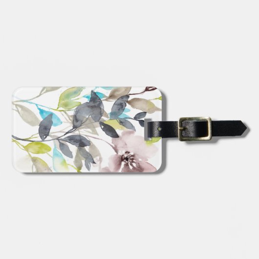 花をミックス ラゲッジタグ (正面横)