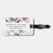 花をミックス ラゲッジタグ (裏面横)