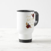 花を信仰する女性：すべての神を求めるハート トラベルマグ (正面右)