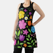 花を前向き育てカラフルる エプロン (インサイチュ)