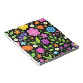 花を前向き育てカラフルる ノートパッド (アングル)