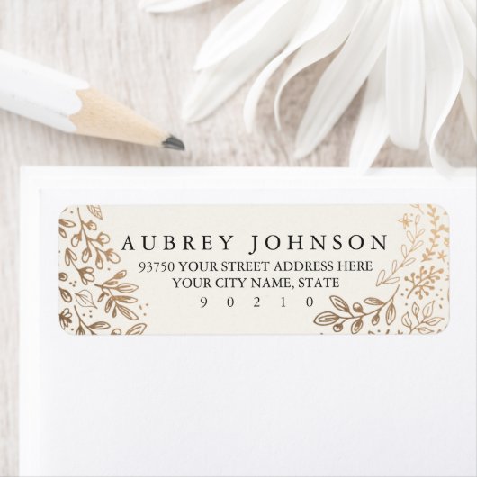 花を収穫 ラベル (インサイチュ)