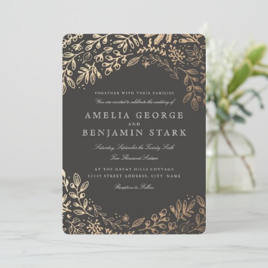 花を収穫 招待状 (スタンド正面)