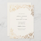 花を収穫 招待状 (正面/裏面)