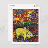 花を咲かせた豚 ポストカード (正面/裏面)